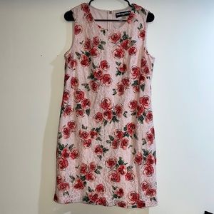 KARL LAGERFELD PARIS rose shift dress
